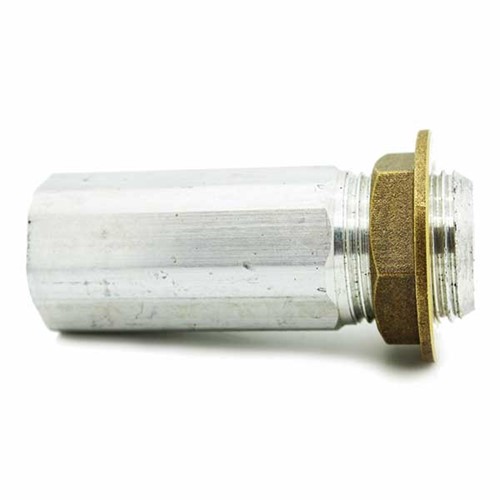 Atkinson Oil Tank (90mm) 3 1/2" x 1" M - 1/2" F BSP Aluminium Extension Adaptor for Plastic Tank