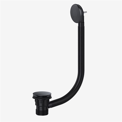Viva Clicker Combination Bath Waste - Black - CWB02/B