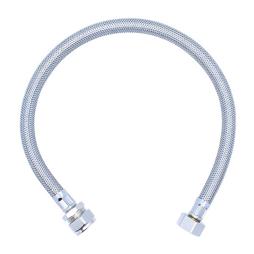 Viva 1/2" x 15mm 500mm Long Flexible Hose - SSH1/A