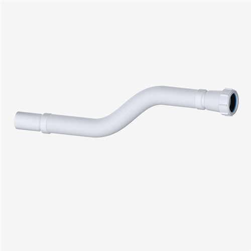 Viva 1 1/4" Compression x Plain Spigot Flexible Waste Connector - WFLEX01