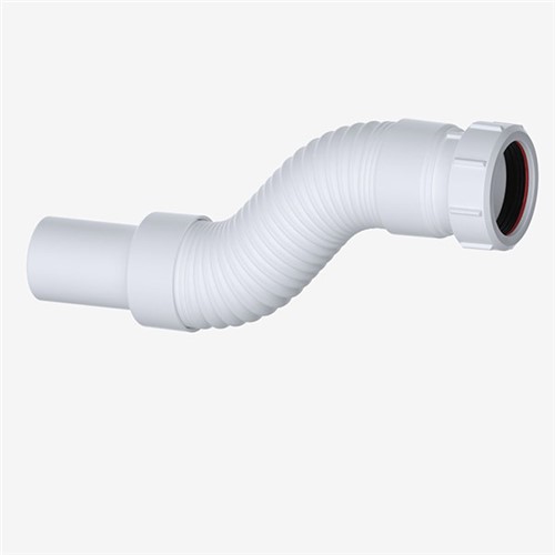 Viva 1 1/2" Compression x Plain Spigot Flexible Waste Fitting - WFLEX04