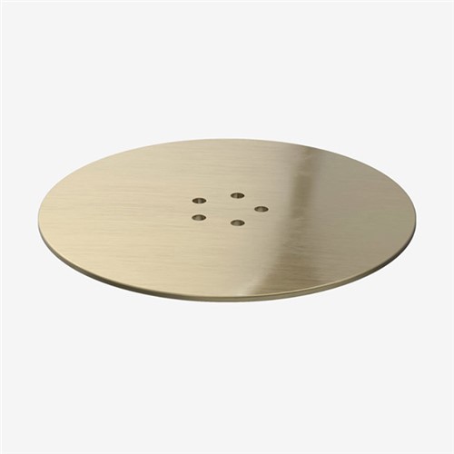 Viva Metal Shower Trap Dome - Brushed Brass - WTSH90/BB