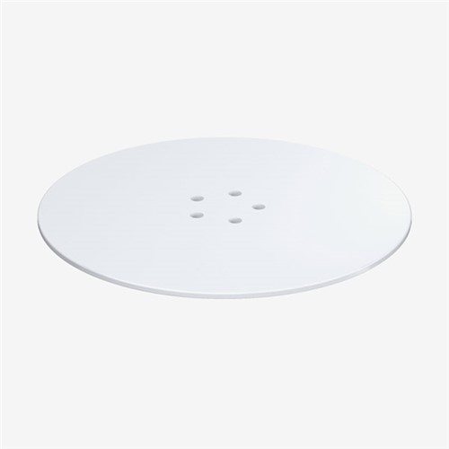 Viva Metal Shower Trap Dome - Matt White - WTSH90/MW