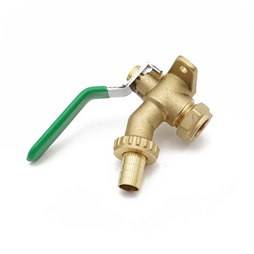 Primaflow VHBW Hose Union Bib Tap with Wall Plate - 10025345