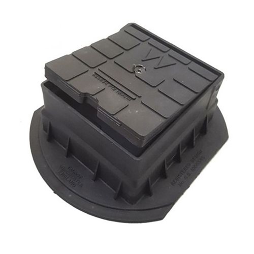 Talbot 1202A Black Surface Box for Water - 70040590