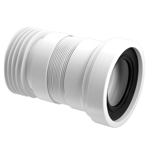 McAlpine 110mm Short Flexible WC Connector