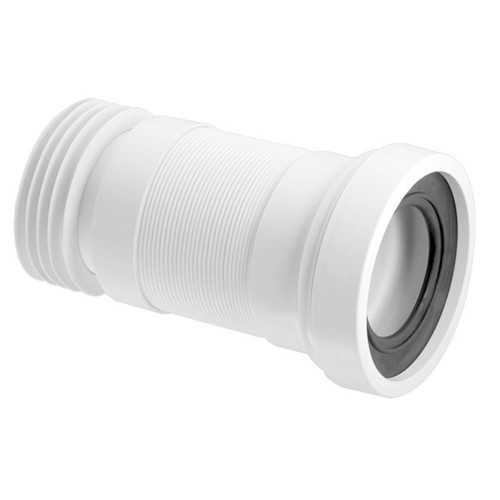 McAlpine 110mm Long Flexible WC Connector