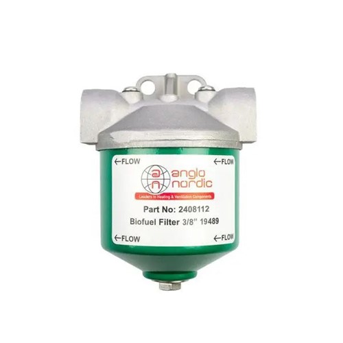 Anglo Nordic 19489 Biofuel Filter Complete 3/8" Green - 2408112