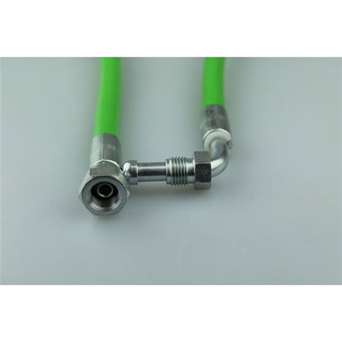 Anglo Nordic New Mectron 1/4" M Elbow x 1/4" F Straight x 900mm Oil Line