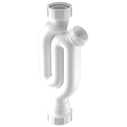 McAlpine 1 1/4" Straight Through Trap - 75mm Water Seal